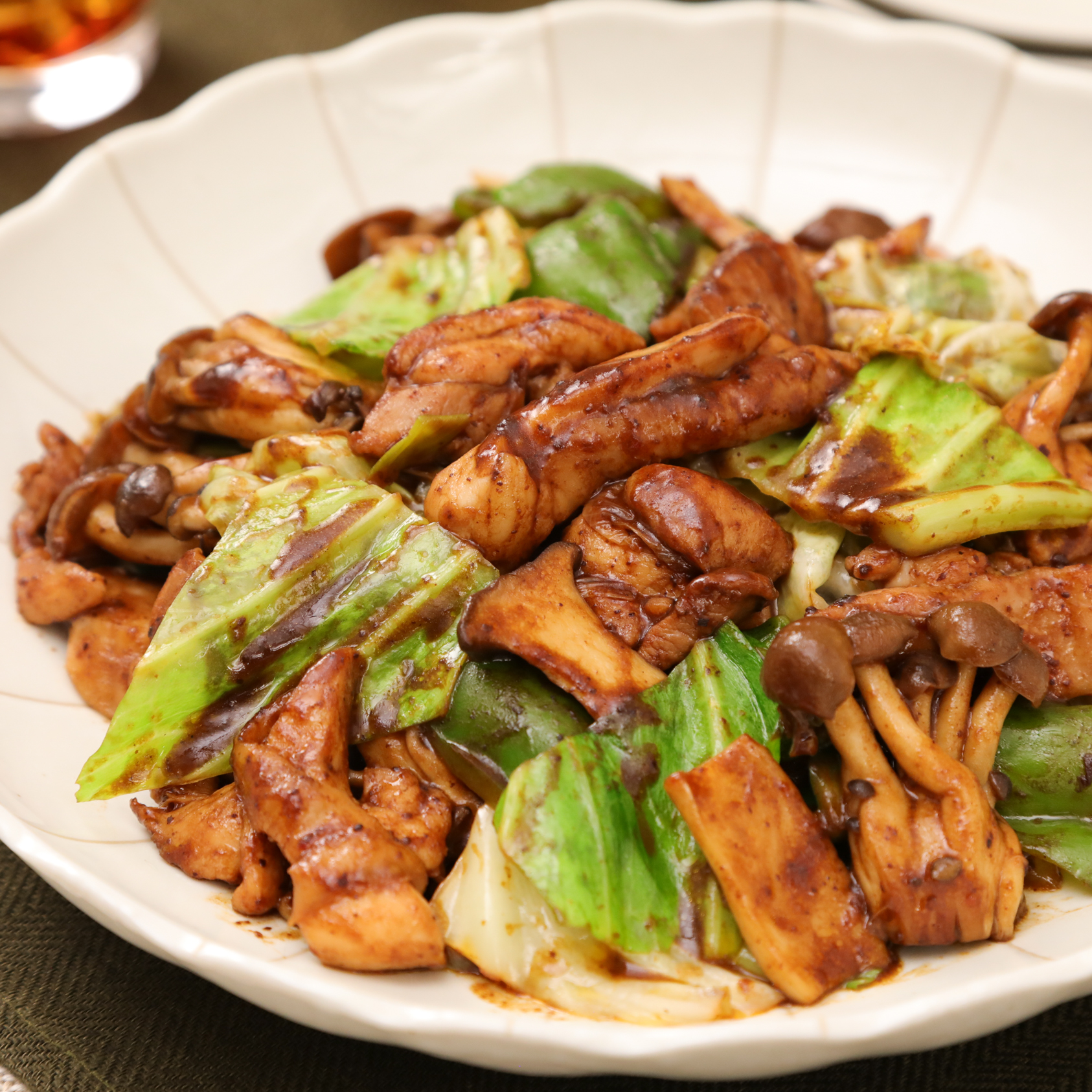 鶏ときのこの回鍋肉 サムネイル画像