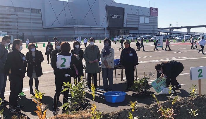 植樹風景イメージ